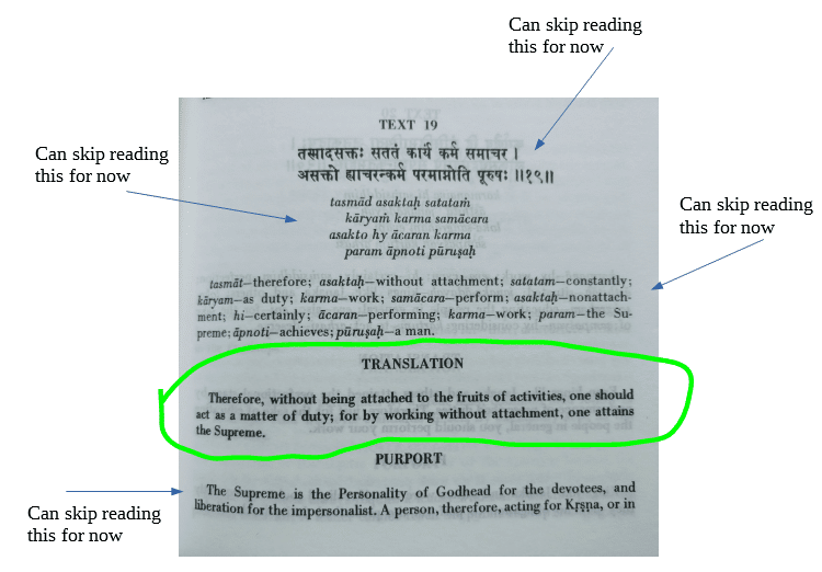 Bhagavad Gita Verse Example