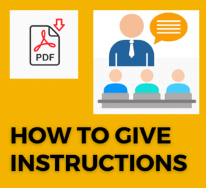 How to Give Instructions pdf thumbnail